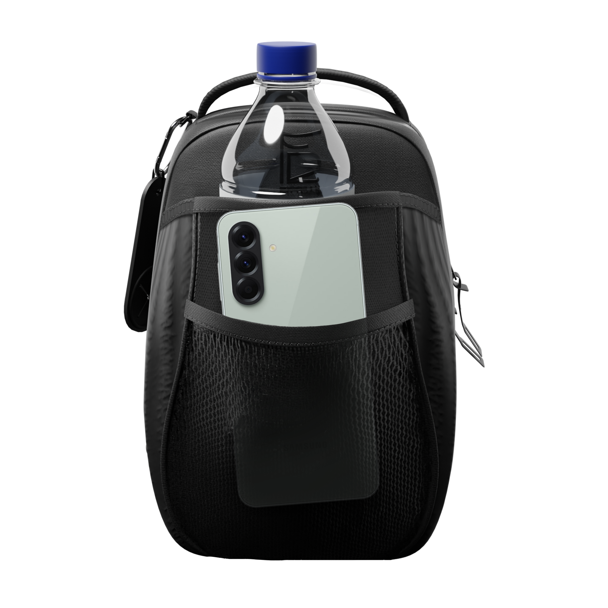 FB Fittbag — Magnetic Gym Bag for Men · Crossbody Sling with Bottle Holder, USB Charge & RFID Blocking