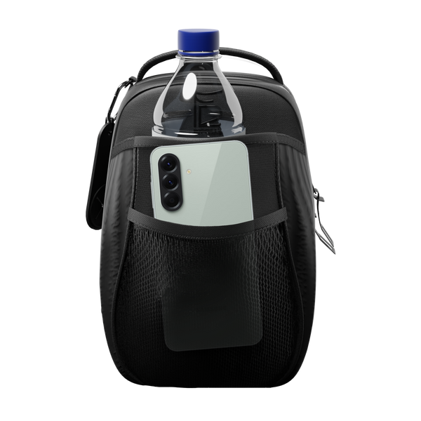 FB Fittbag — Magnetic Gym Bag for Men · Crossbody Sling with Bottle Holder, USB Charge & RFID Blocking